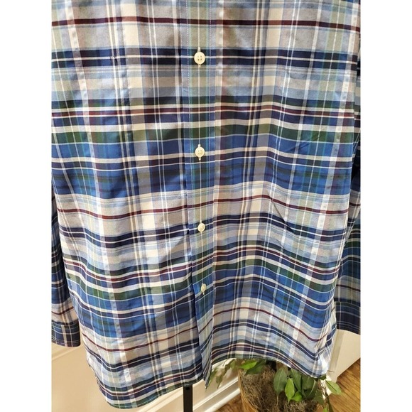 Polo Ralph Lauren Men Blue Polyester Collared Long Sleeve Buttons Down Shirt XL - Picture 3 of 11